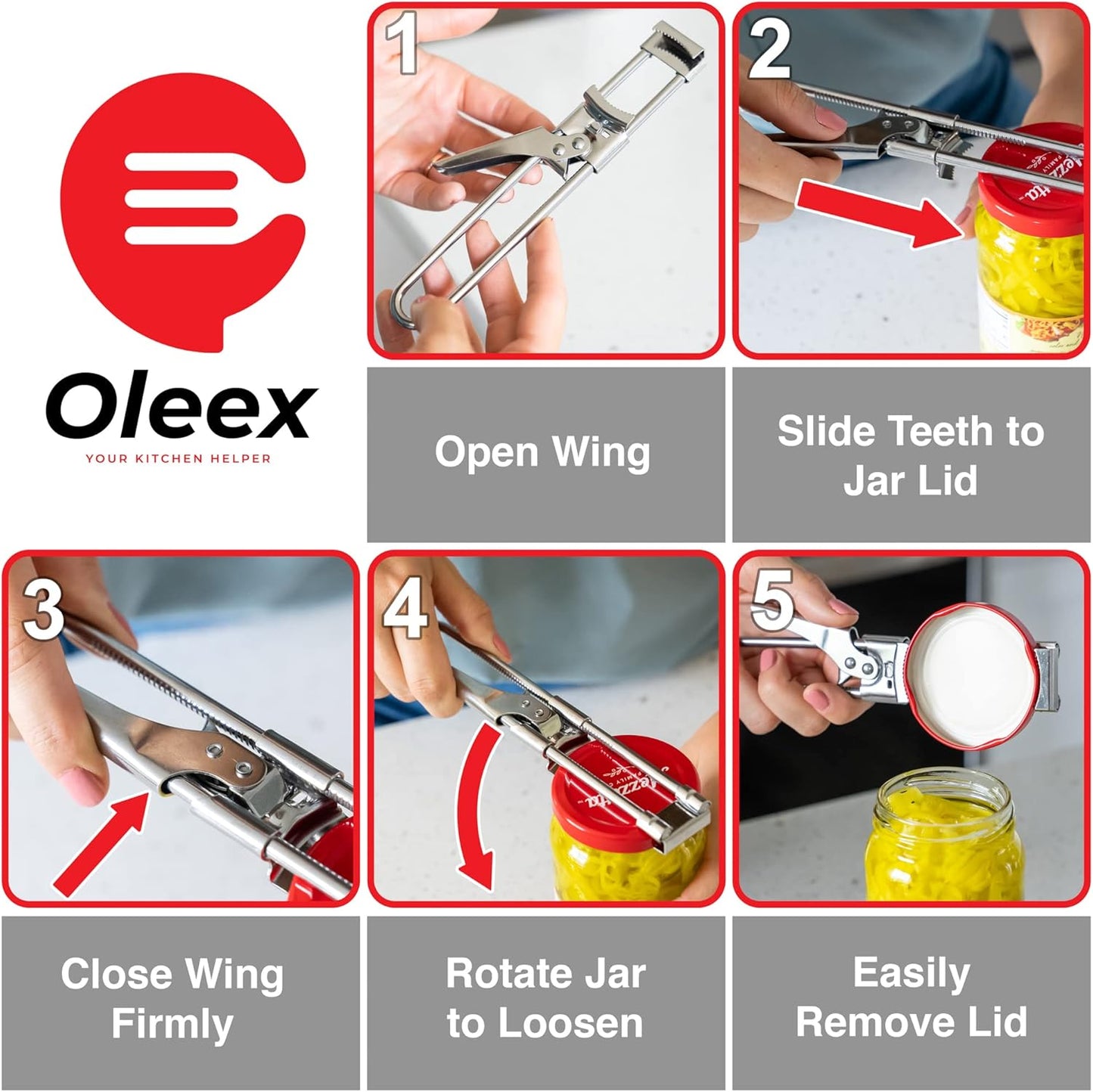 Hands with Keychain Bottle Cap Opener. Jar Gripper Tight Lid Opener and Bottle Opener Kitchen Gadgets