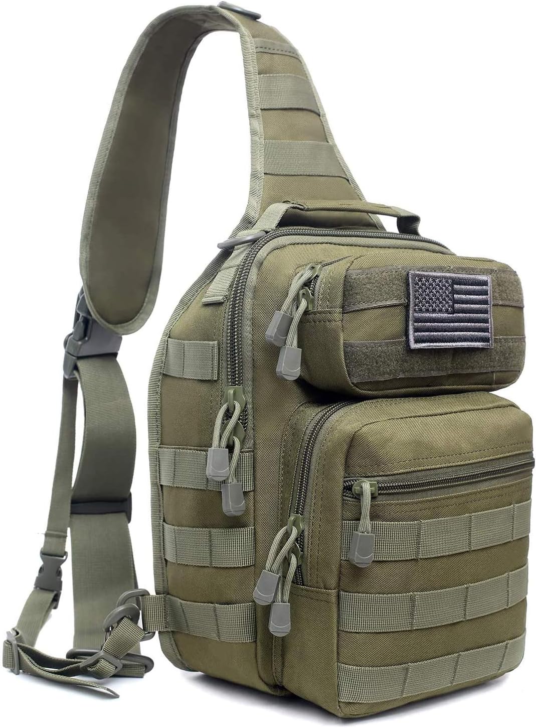 Tactical Sling Bag Pack Military Rover Shoulder Sling Backpack Molle Range Bags  Day PackBag