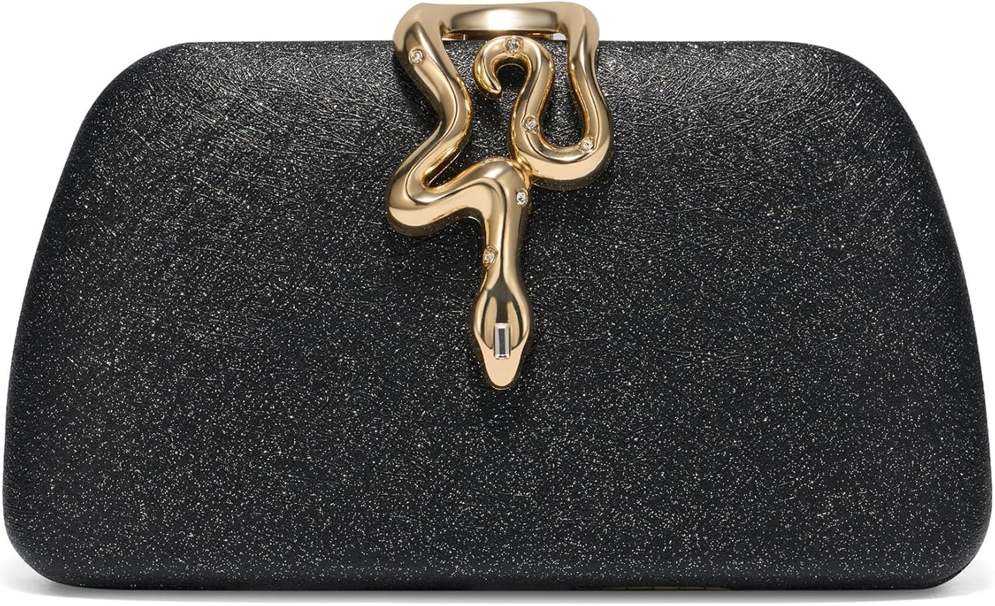 Glitter Clutch Purses for Women Elegant Evening Bag for Parties, Weddings, and Formal Events