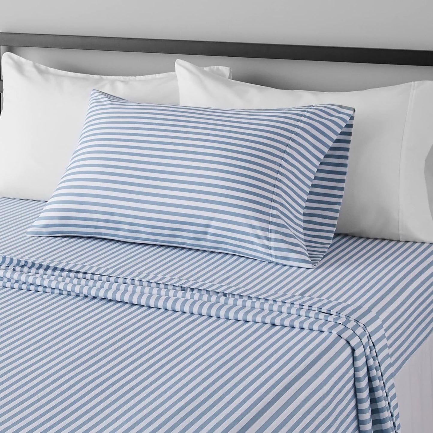 Lightweight Super Soft Easy Care Wrinkle Free Microfiber 3 count Bed Sheet Set with 14-Inch Deep Pockets