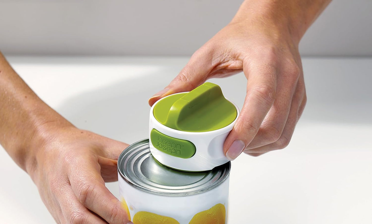 Do Compact Manual Can Opener - Space-Saving, Easy-Twist Release, Stainless Steel