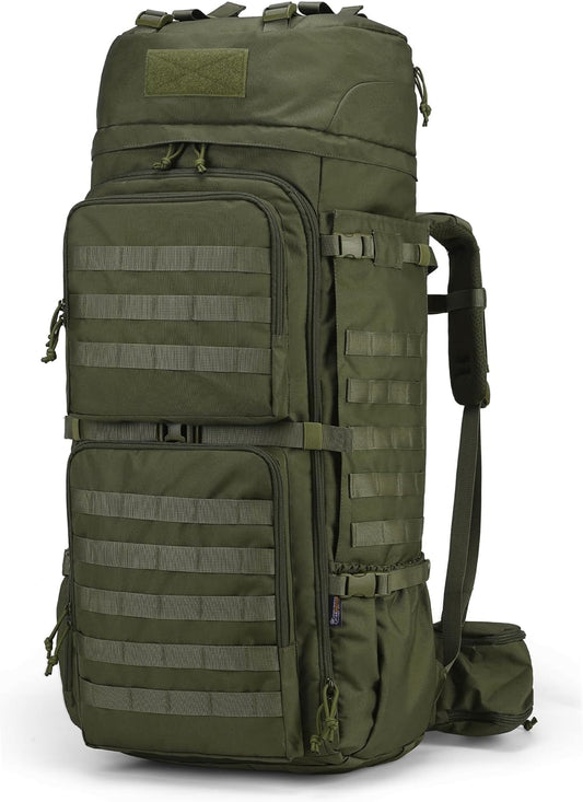 75L Molle Hiking Internal Frame Backpacks with Rain Cover for Camping,Backpacking,Travelling