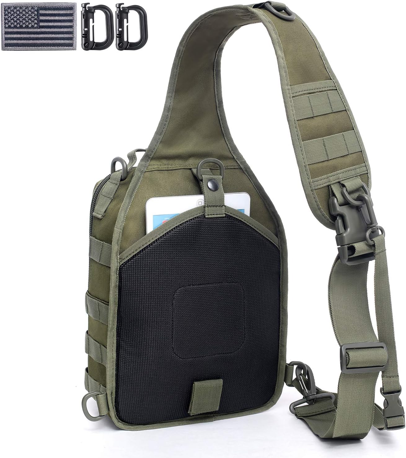 Tactical Sling Bag Pack Military Rover Shoulder Sling Backpack Molle Range Bags  Day PackBag