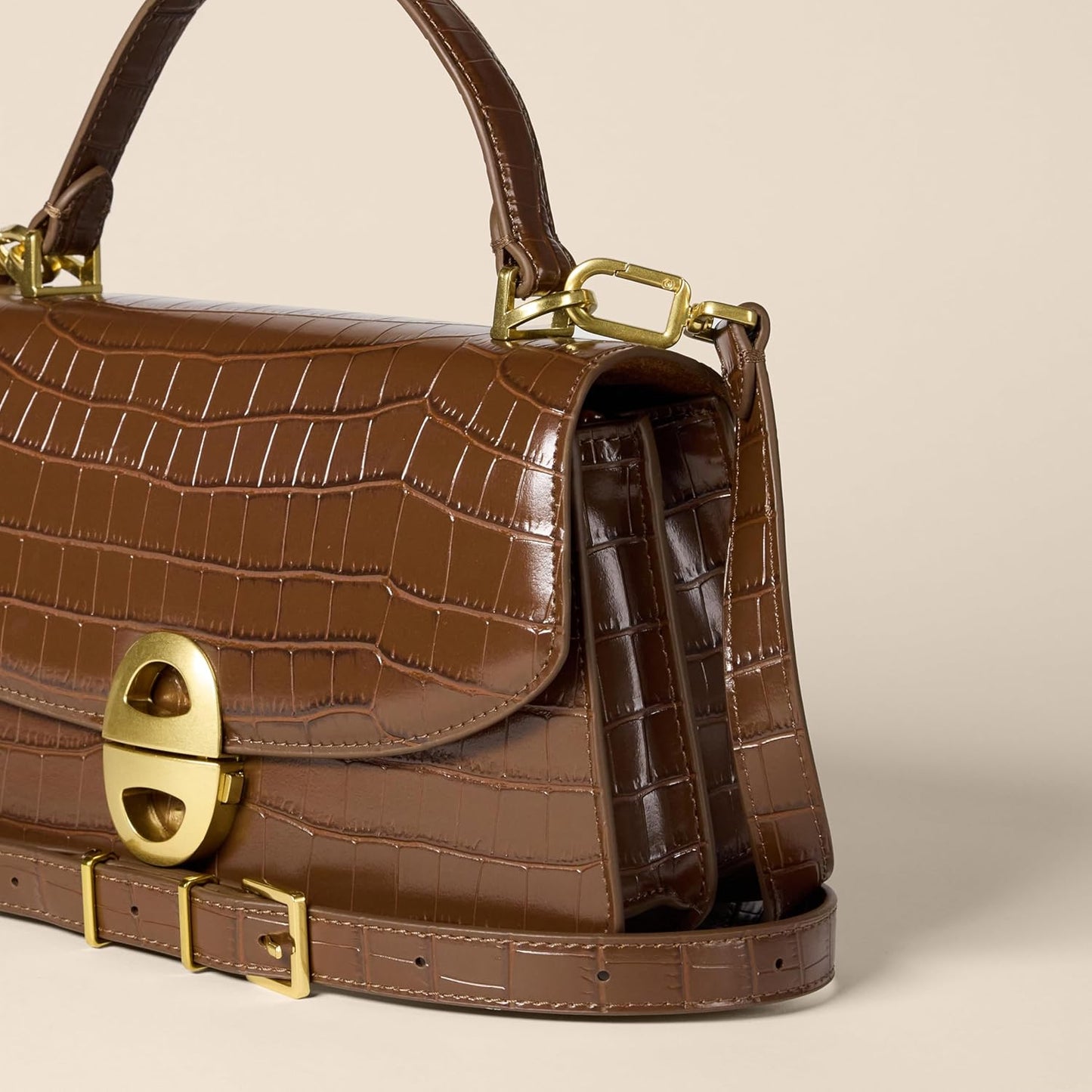 Women's High-end Top Handle Handbag