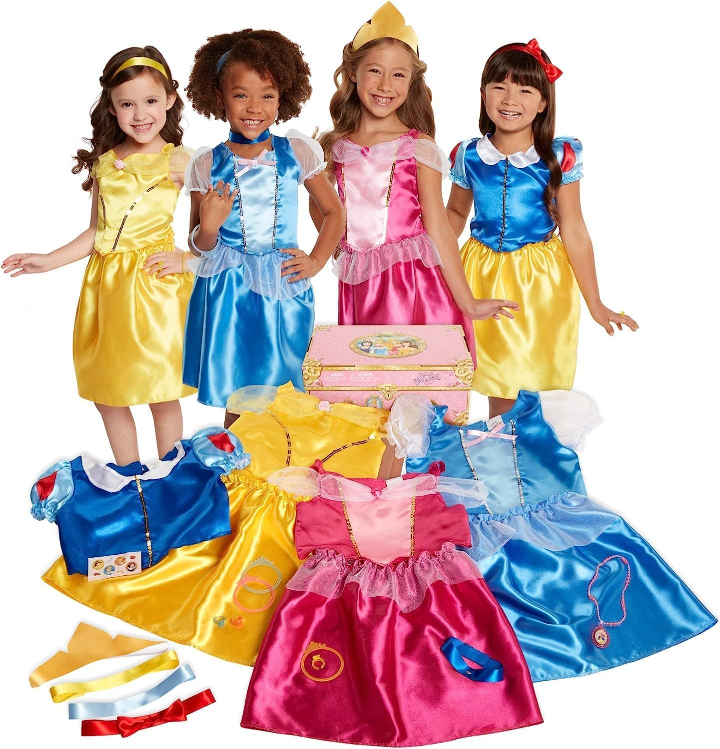 OMOMMD Dress Up Trunk Deluxe 21 Piece Officially Licensed [Amazon Exclusive]