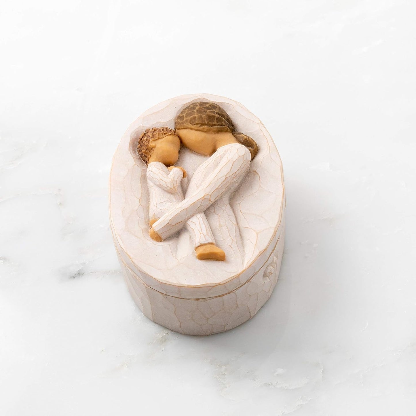 for Jewelry, Notes, Treasures, to Acknowledge Love and Appreciation, Sculpted Hand-Painted Keepsake Box
