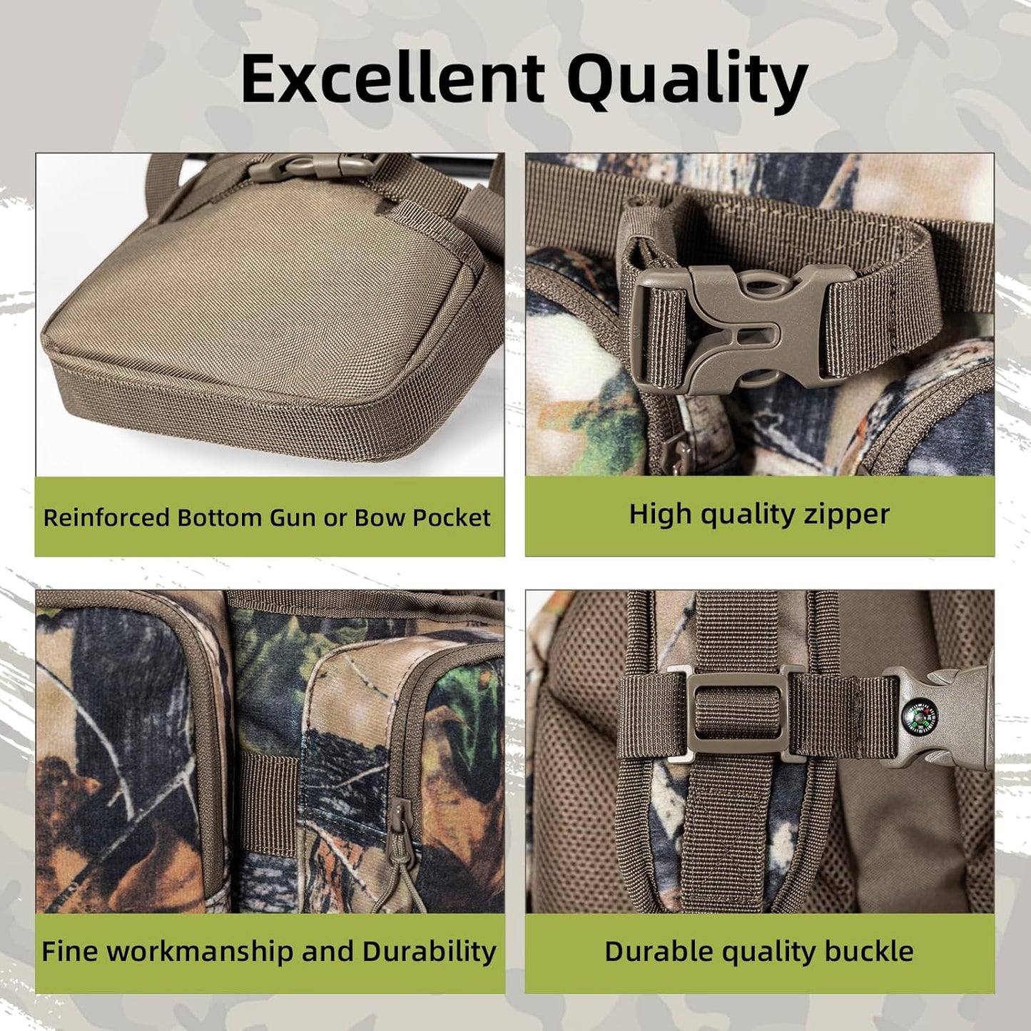 hunting backpack for men Waterproof Camo Pack Hunting gifts for men gear Hunting Day Pack-