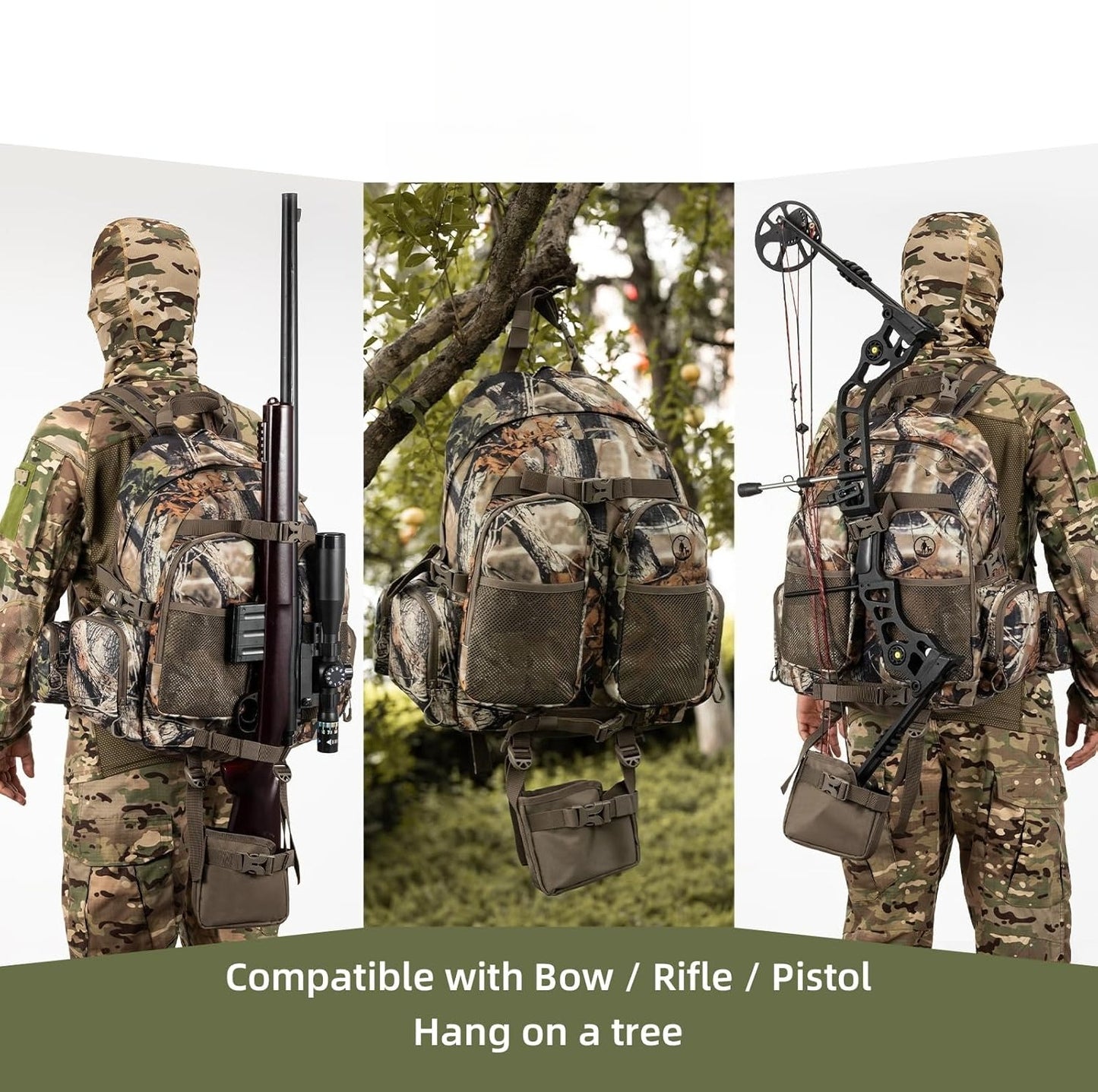 hunting backpack for men Waterproof Camo Pack Hunting gifts for men gear Hunting Day Pack-