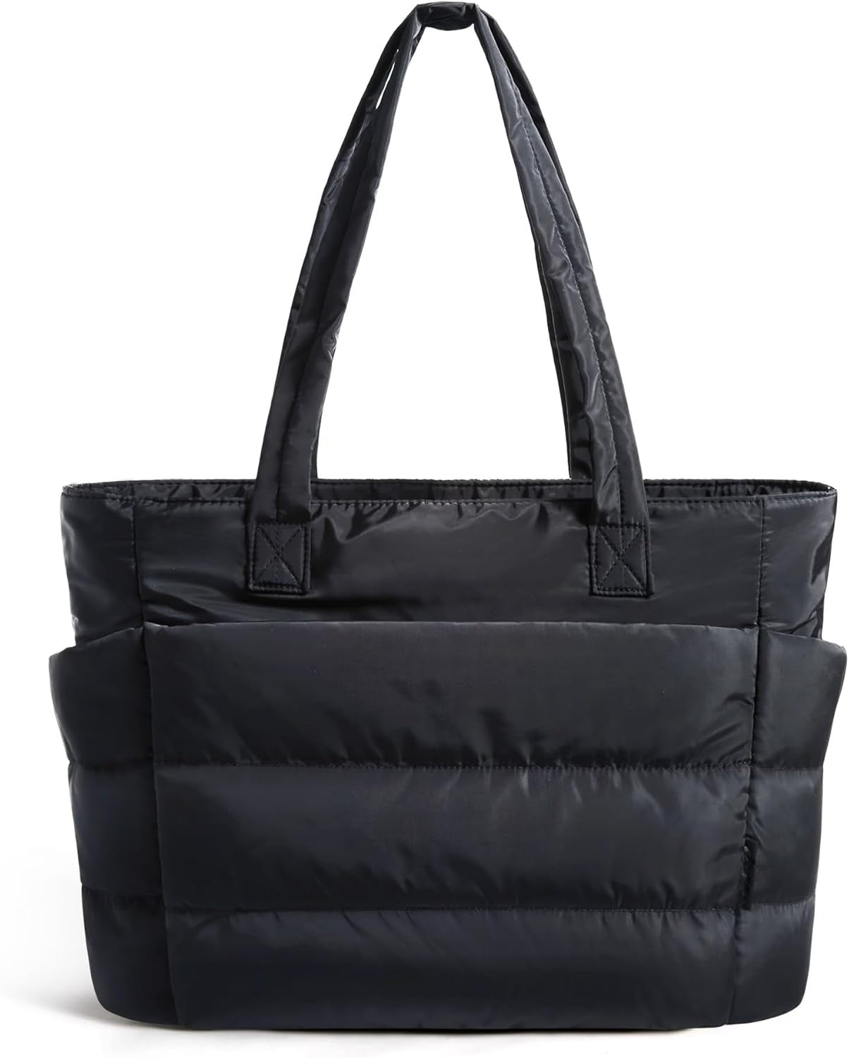 Tote Bag for Women, Lightweight Puffy Tote Bag with Compartments Shoulder Bag Handbag for Travel, Work, Gym