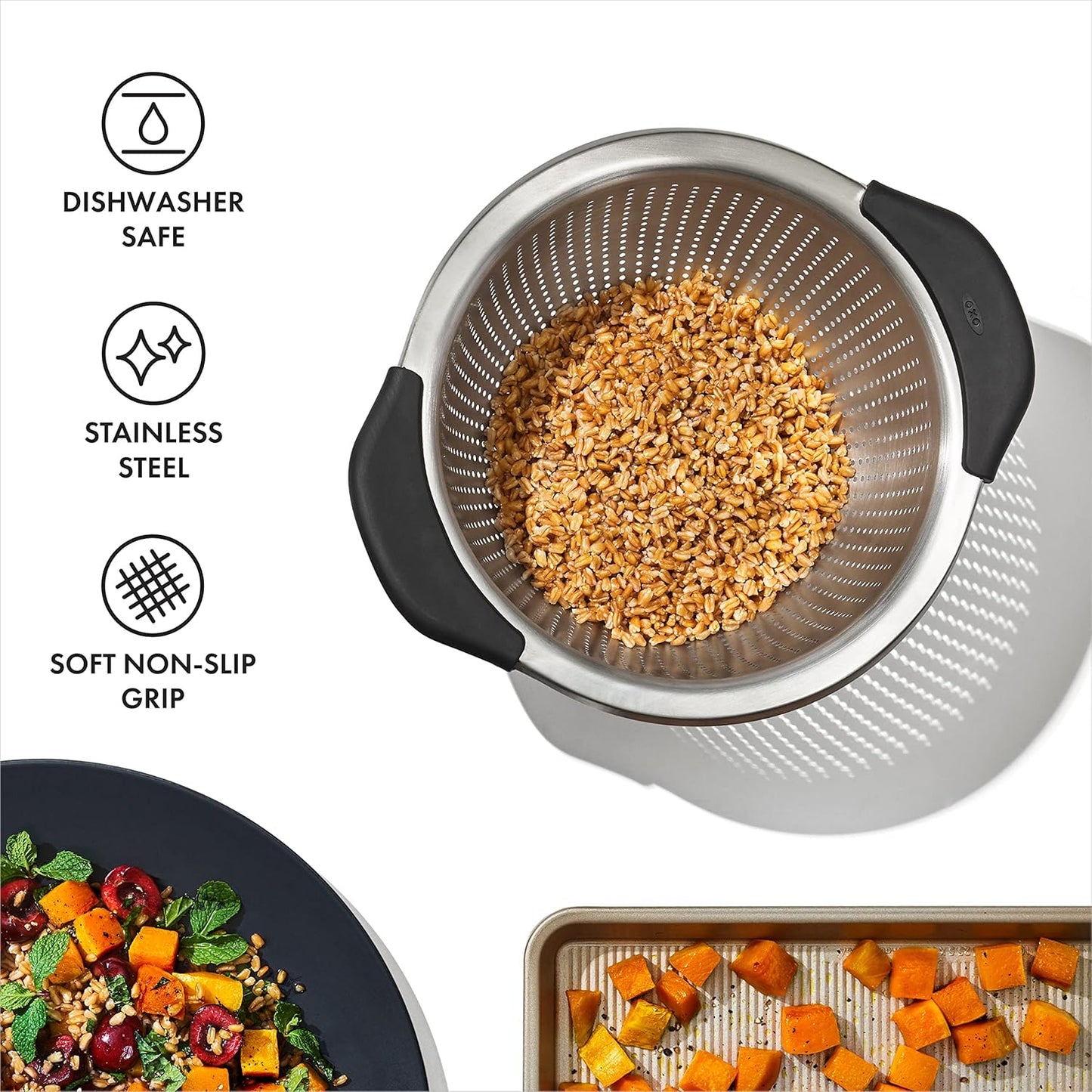 Good Grips Stainless Steel 3 qt./ 2.8L Colander
