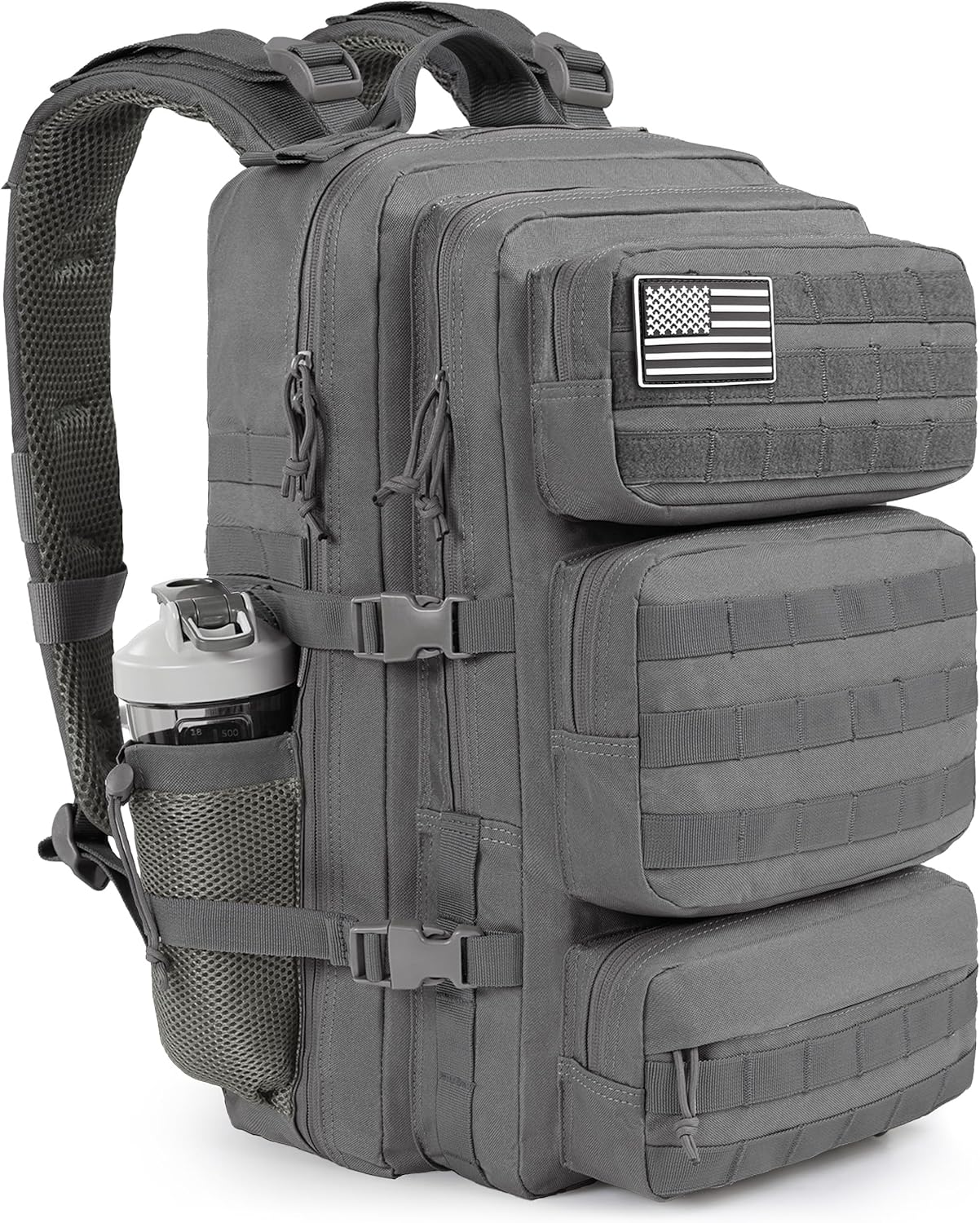 Military Tactical Backpack 50L  Molle Army Bug Out Bag Water Resistant and Heavy Duty Hiking