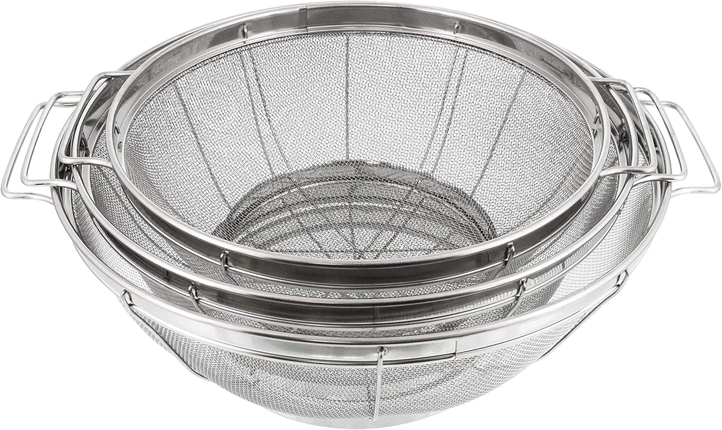 Stainless Steel Sieve, Strainers and Colanders for Kitchen