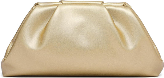 Soft PU Leather Clutch Purses for Women Formal Elegant Luxurious Evening Bag