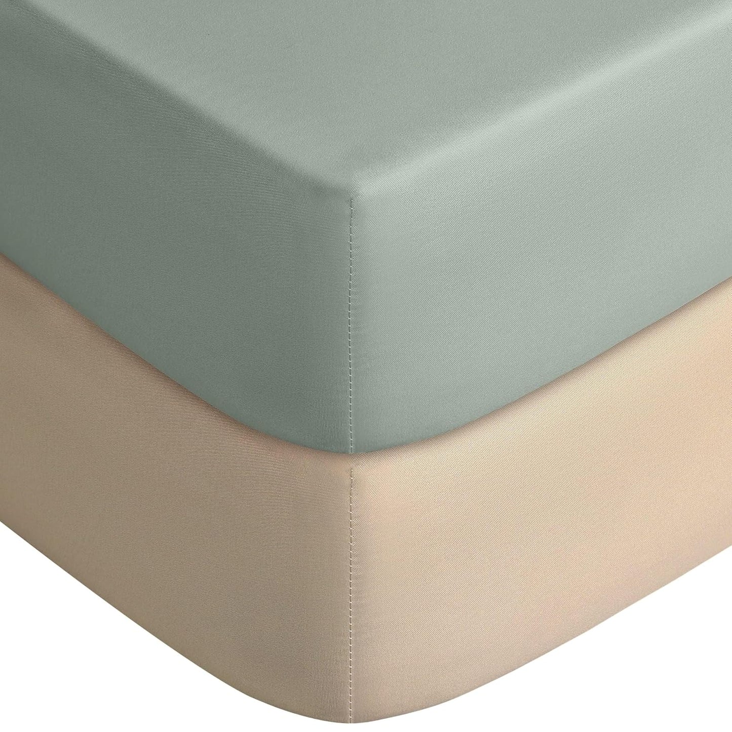 Crib Sheets for Boys Girls, Fitted Crib Sheet 2 Pack for Standard Crib and  Mattress
