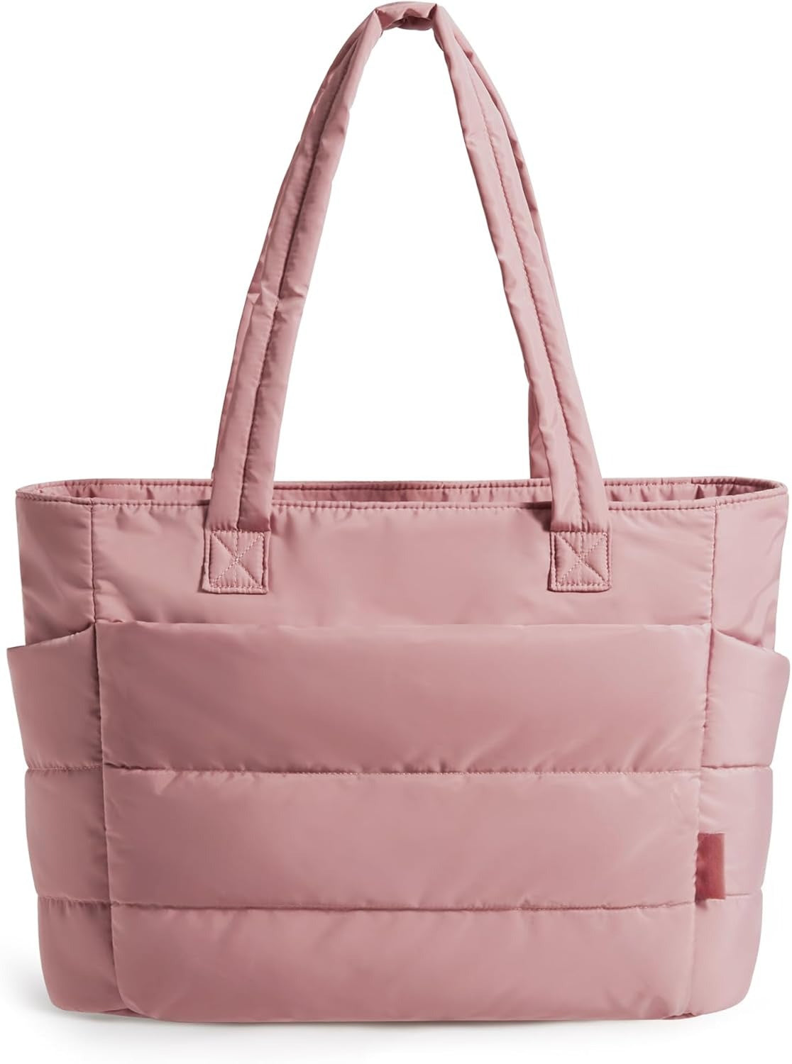 Tote Bag for Women, Lightweight Puffy Tote Bag with Compartments Shoulder Bag Handbag for Travel, Work, Gym
