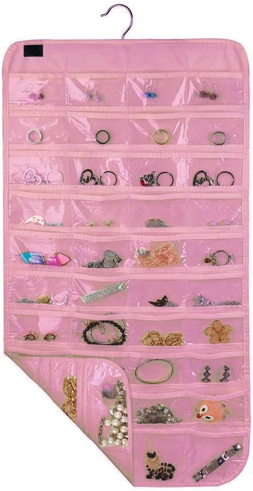 Hanging Jewelry Organizer,Accessories Organizer,80 Pocket Organizer