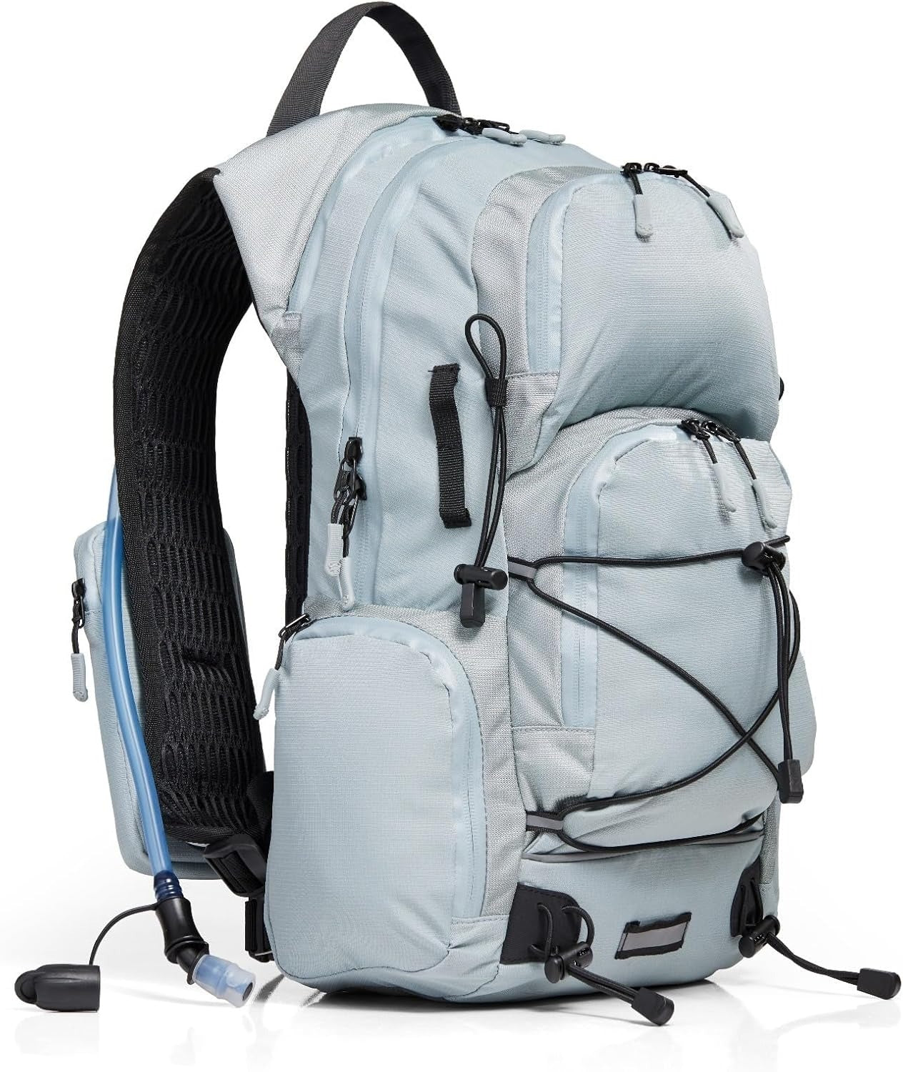 22L Hiking Backpack with Water Bladder - Water Backpack for Hiking with Waterproof Zippers, Phone & Pole Holders