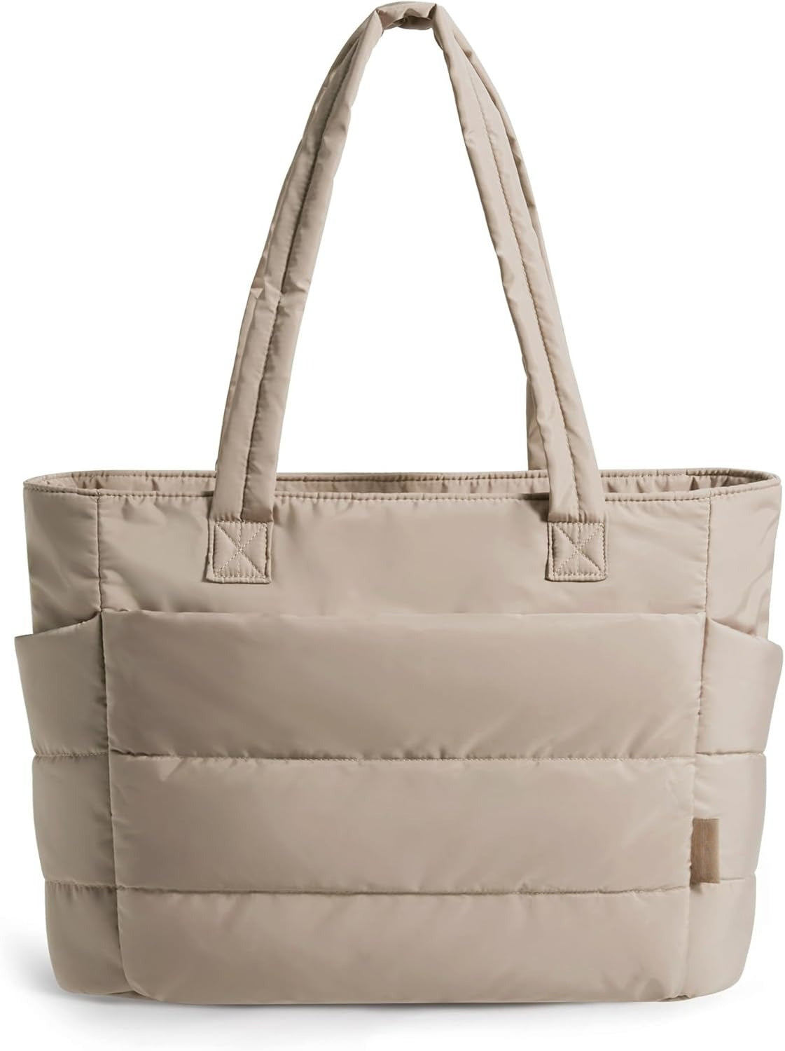 Tote Bag for Women, Lightweight Puffy Tote Bag with Compartments Shoulder Bag Handbag for Travel, Work, Gym