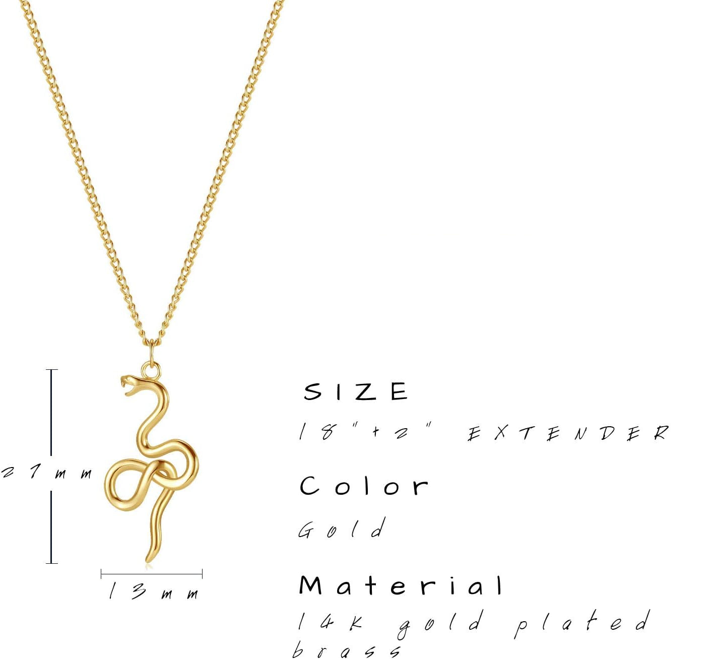 14K Gold Animal Pendant Necklace - Butterfly/Bird/Cat Charms, Dainty Minimalist Chain for Women