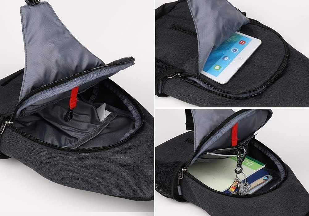 Crossbody Sling Backpack Sling Bag Travel Hiking Chest Bag Daypack