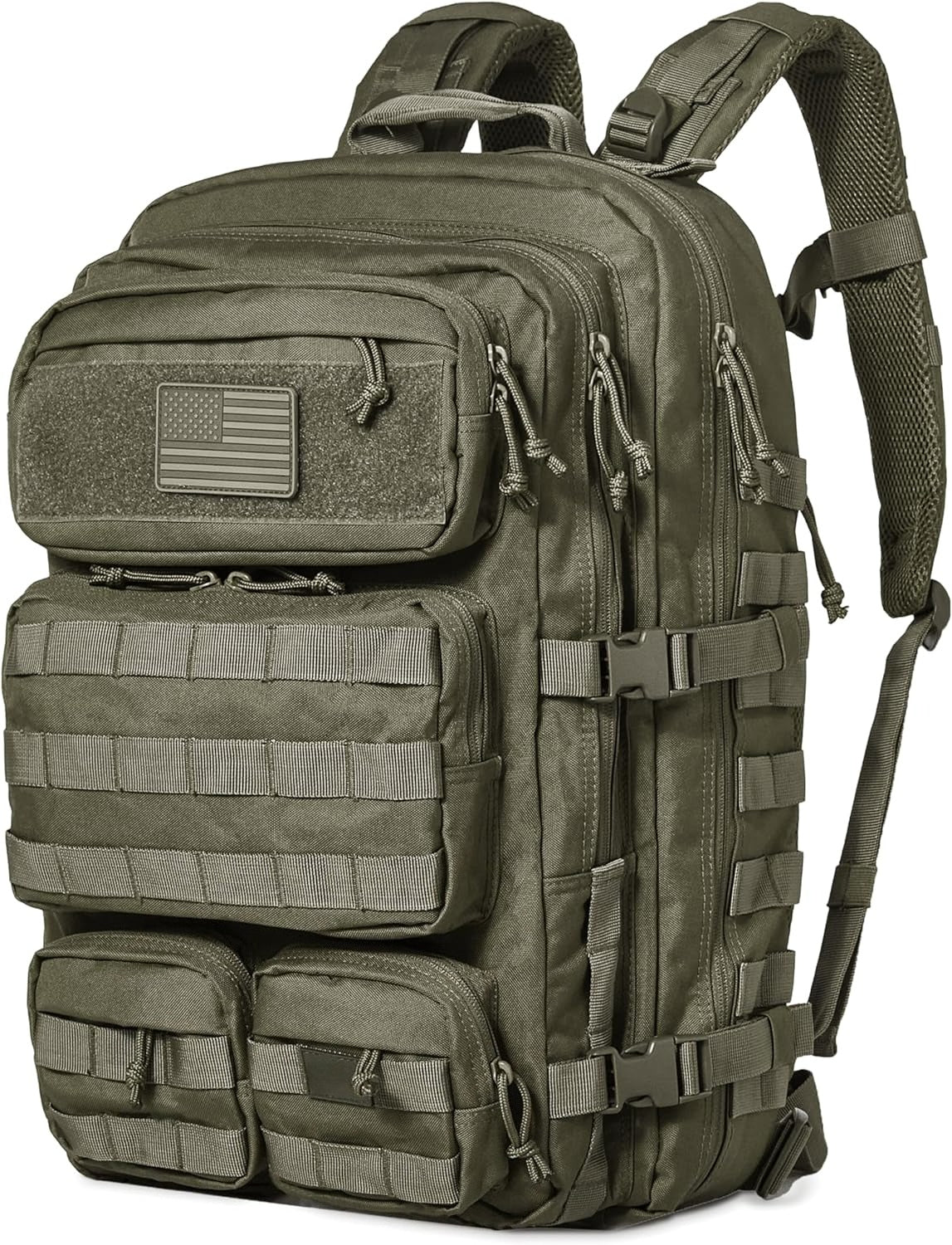 50L Backpack 2.4x Stronger Large Military Molle Rucksack, Bugout Backpack Outdoors