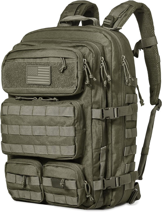 50L Backpack 2.4x Stronger Large Military Molle Rucksack, Bugout Backpack Outdoors
