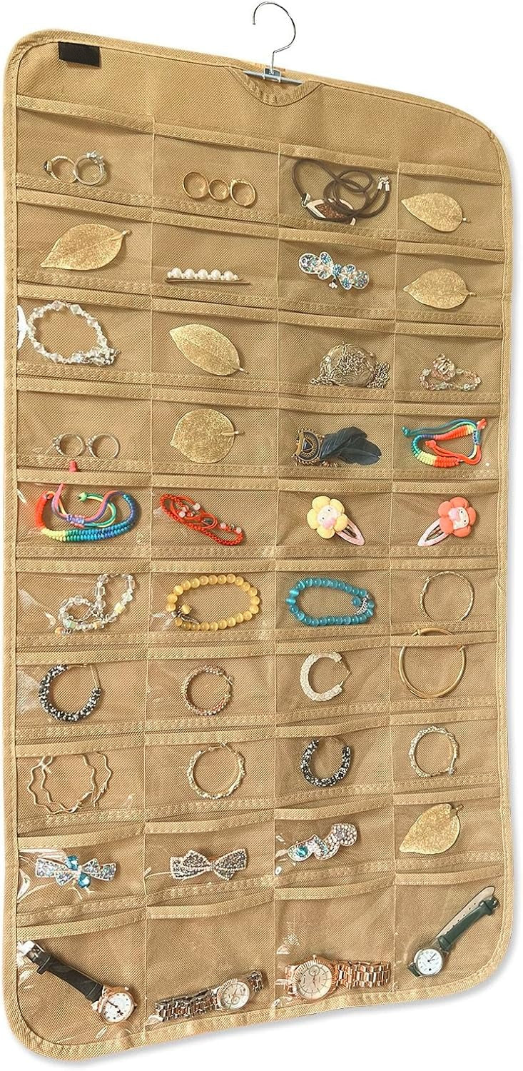 Hanging Jewelry Organizer,Accessories Organizer,80 Pocket Organizer