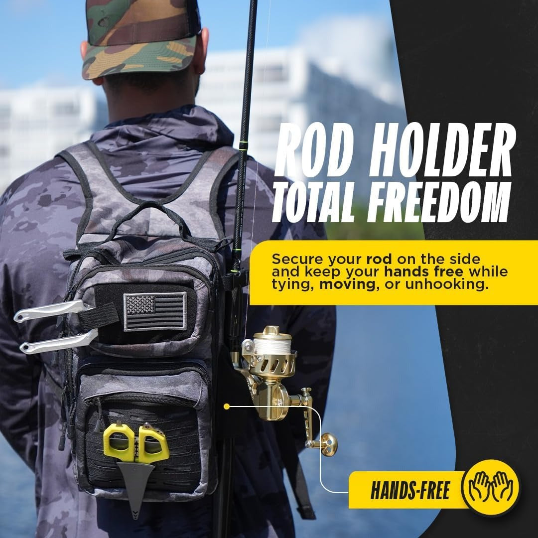 Tactical Fishing Storage Bag - Lightweight & Compact Bag For Fishing