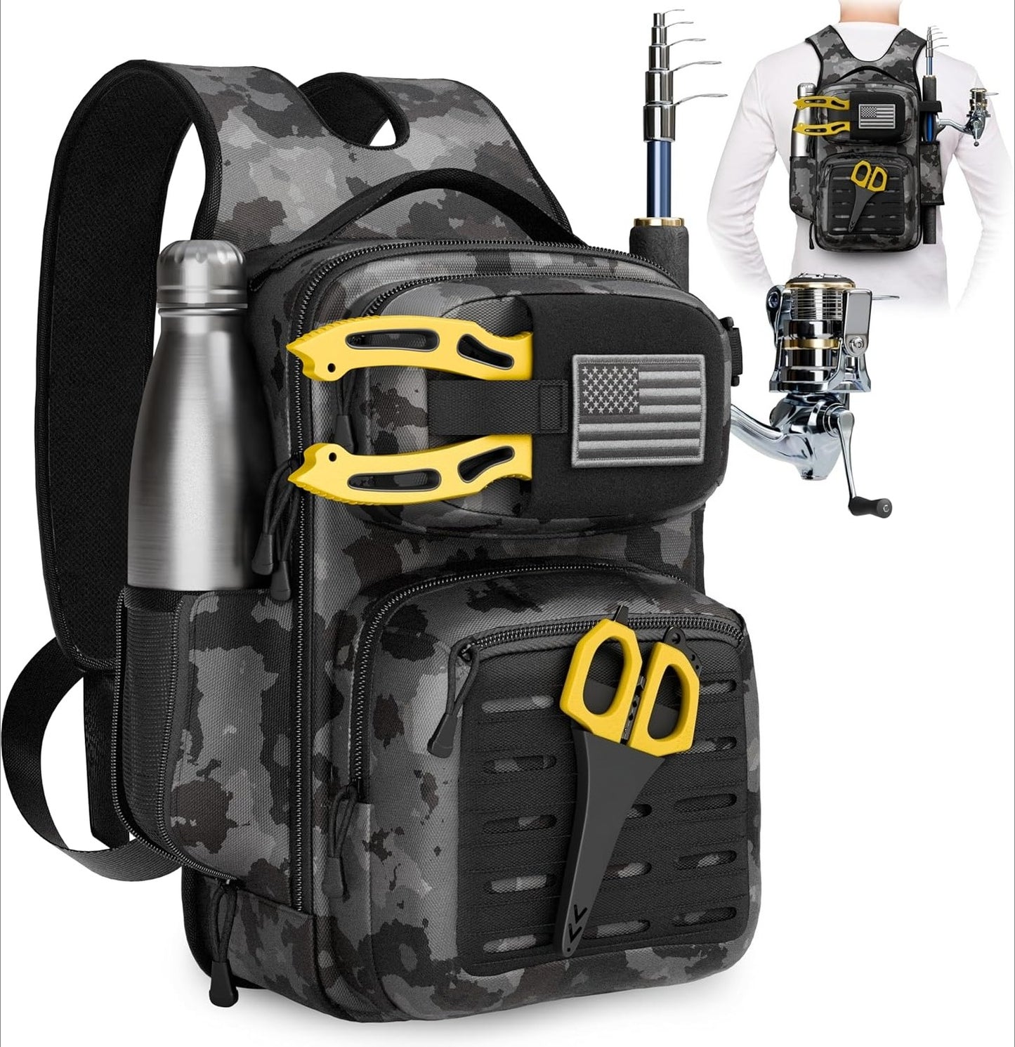 Tactical Fishing Storage Bag - Lightweight & Compact Bag For Fishing