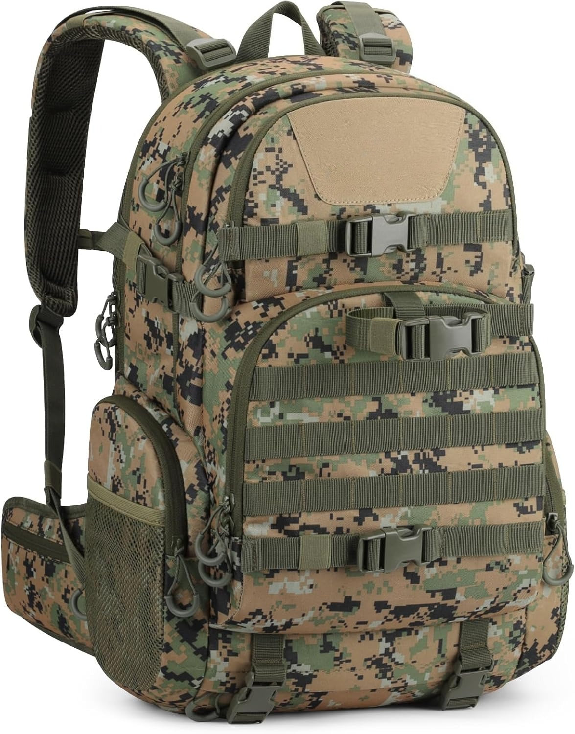 Hunting Backpack for Men Women,  with Rain Cover, Long-Lasting 35L Camo Tactical Day Pack