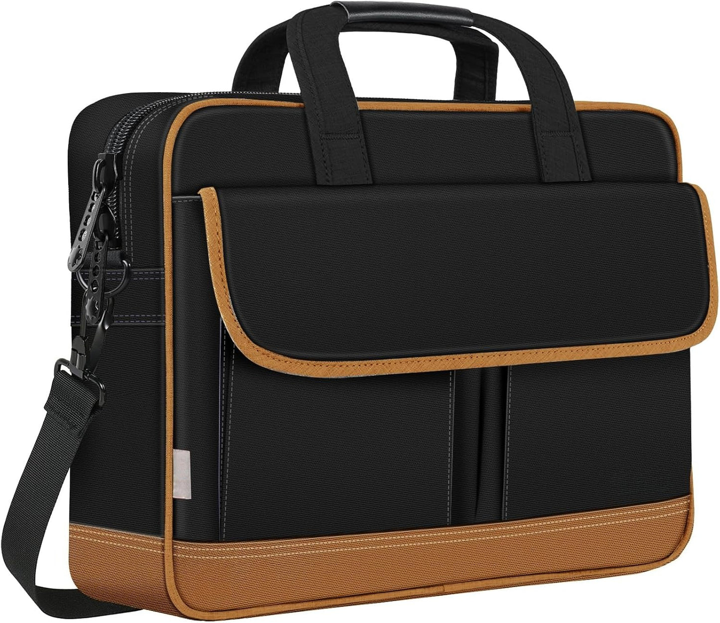 Laptop Bag 15.6 Inch, Business Briefcase Gifts for Men Women, Water Resistant Messenger Shoulder Bag with Strap