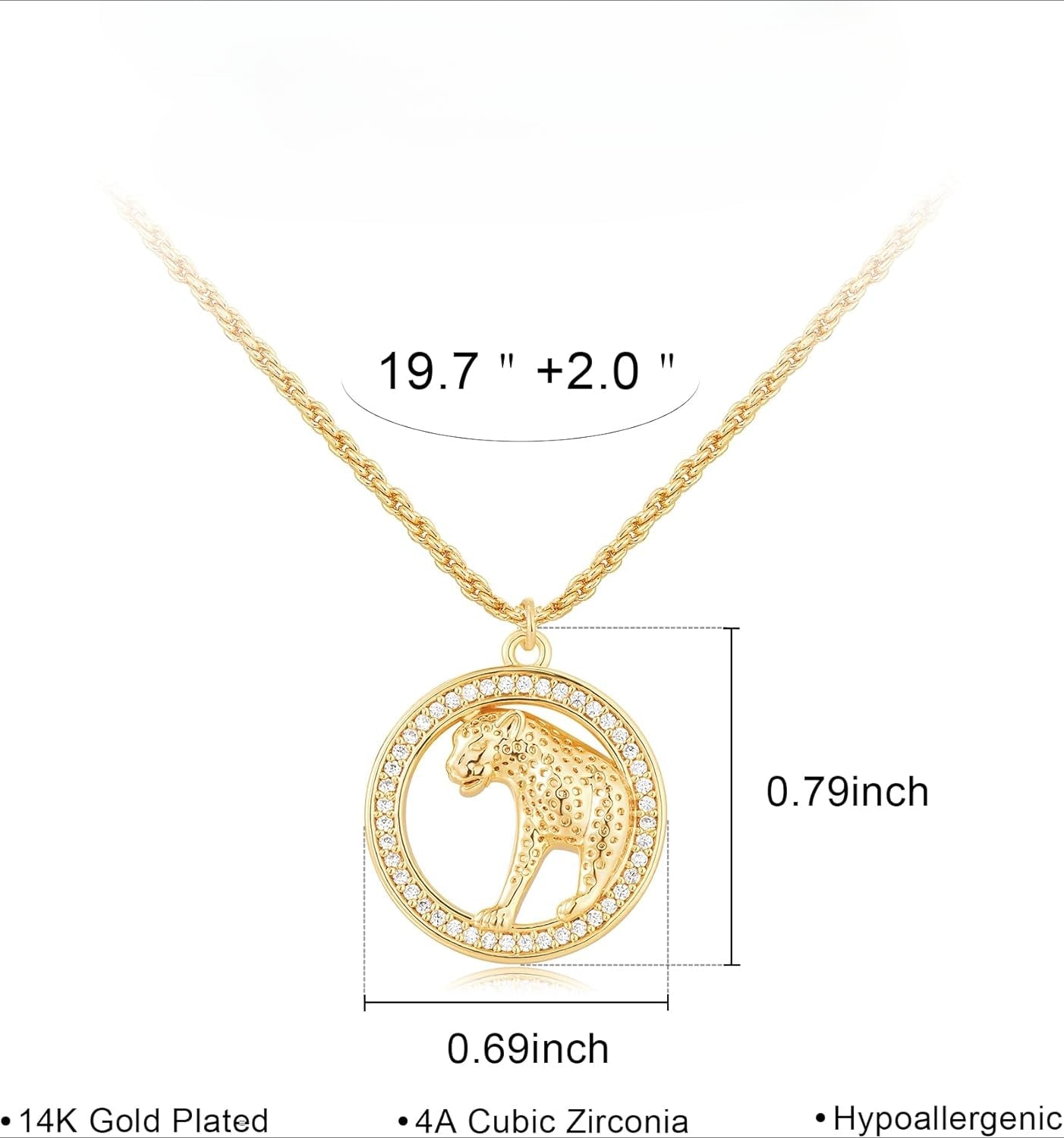 Gold Pendant Necklace for Women 14K Gold Plated Snake/Butterfly/Bee/Hummingbird Animal Necklace Dainty Necklace Simple Delicate Jewelry