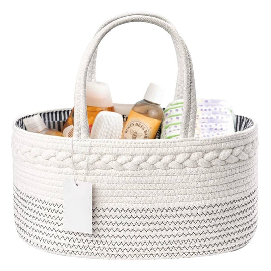 BB room storage basket, changing table storage basket, portable storage basket with removable dividers