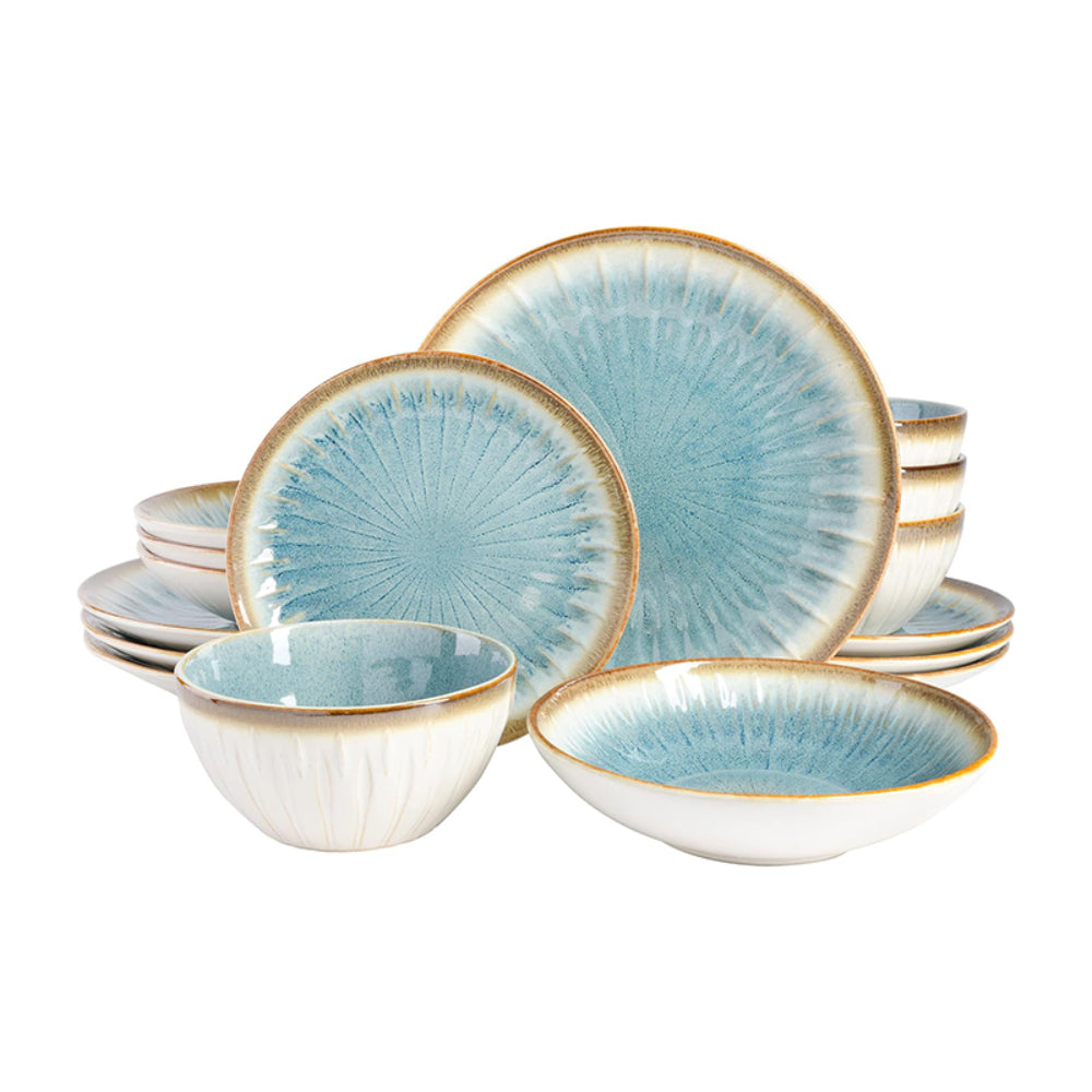 Nebula Vortex Stylish Embossed Dinnerware Set