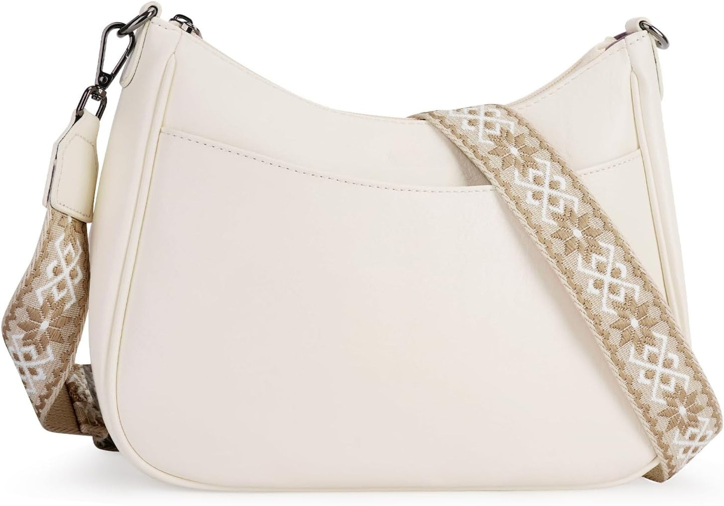 Trendy Leather Crossbody Purse with Adjustable Strap, Women's Shoulder Handbag