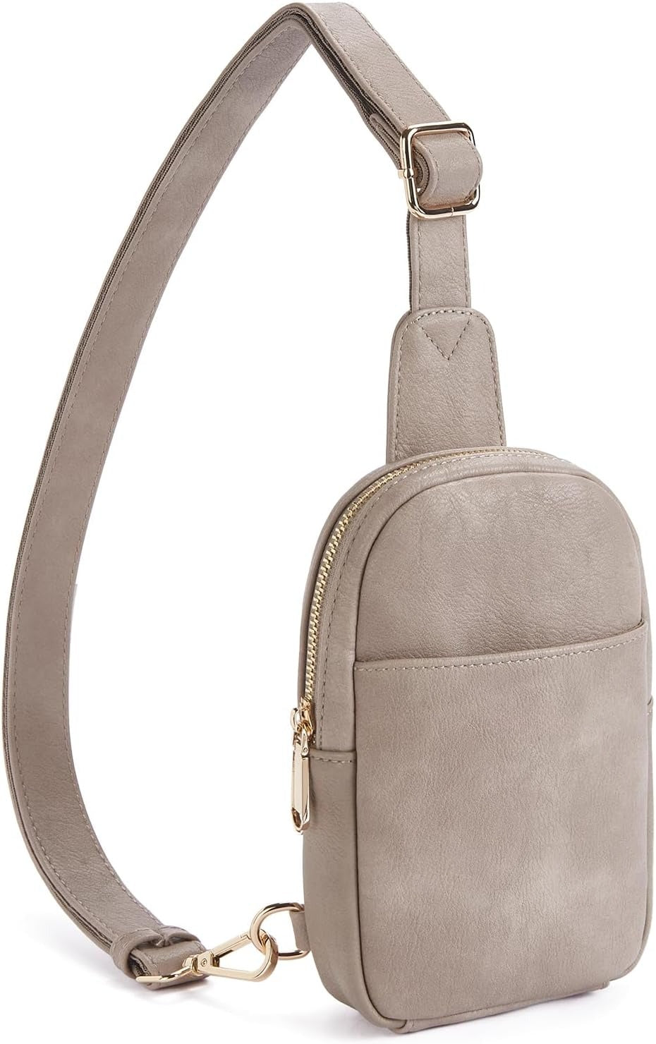 Small Sling Bag for Women Leather Crossbody Fanny Packs Chest Bag for Women