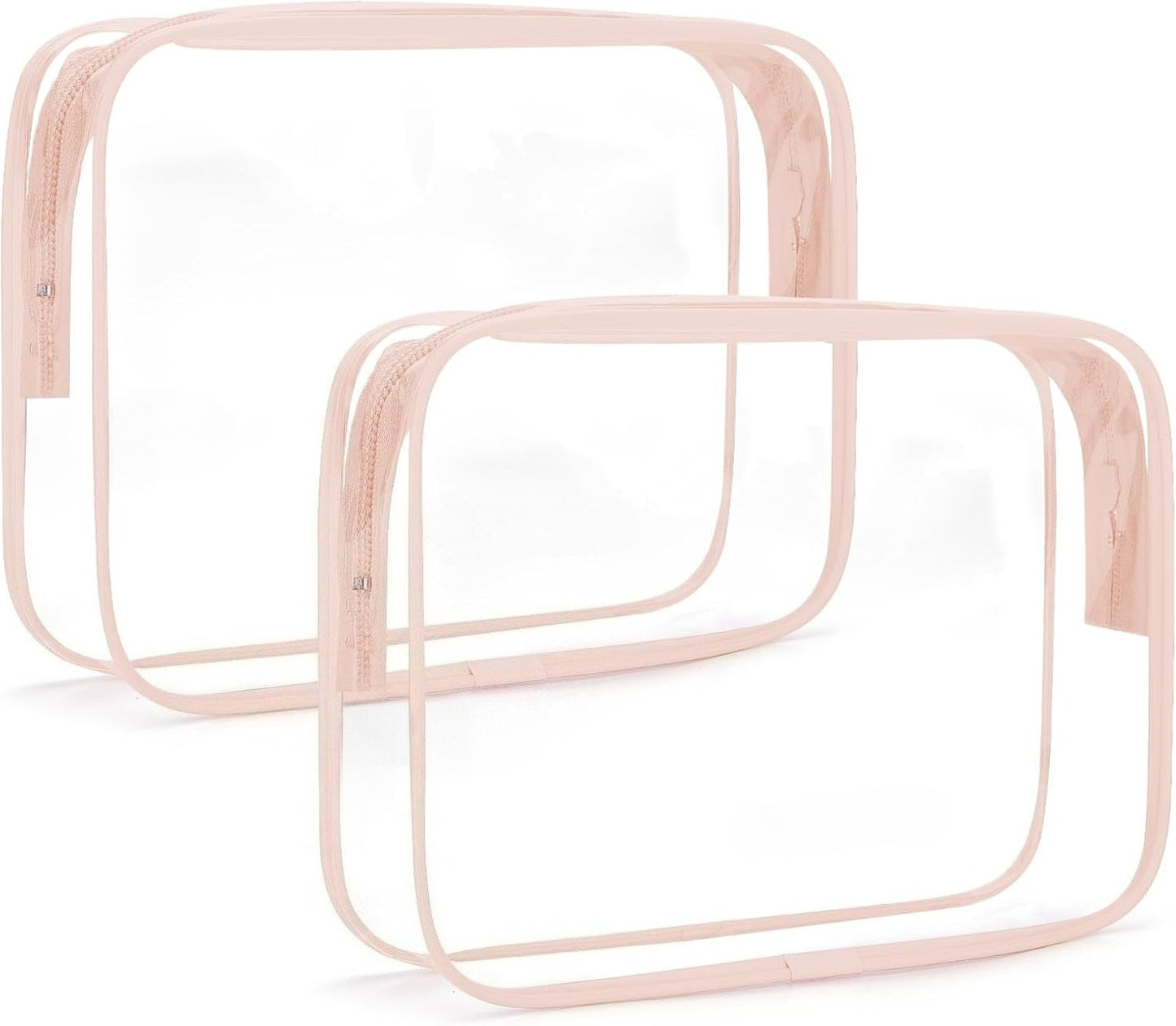 Clear Toiletry Bag, 2 Pack Toiletry Bag Carry on Travel Accessories Bag  Airline Bags Water Repellent