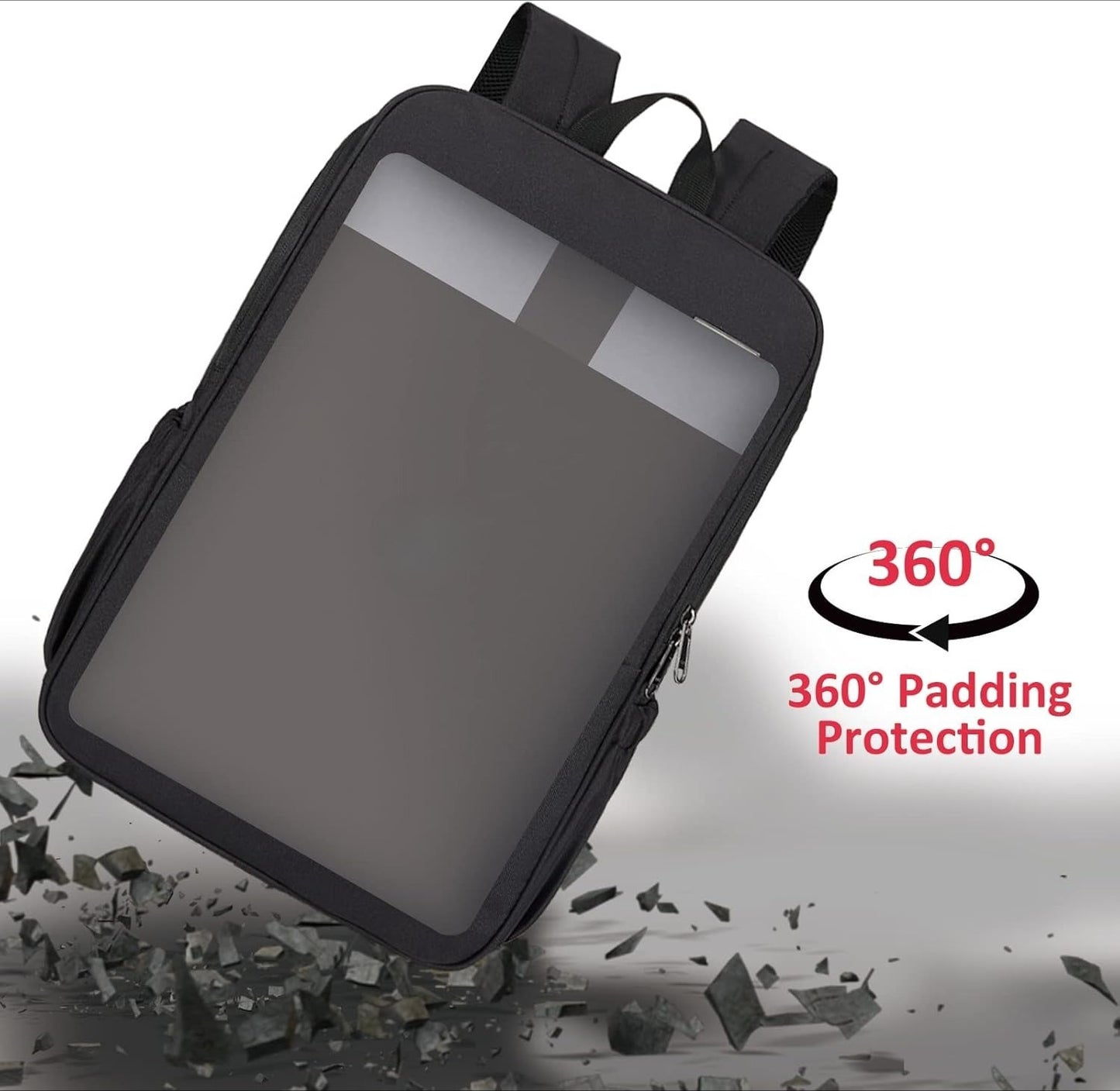 Deep Storage Laptop Backpack with USB Charging Port[Water Resistant]  15 Inch Laptop