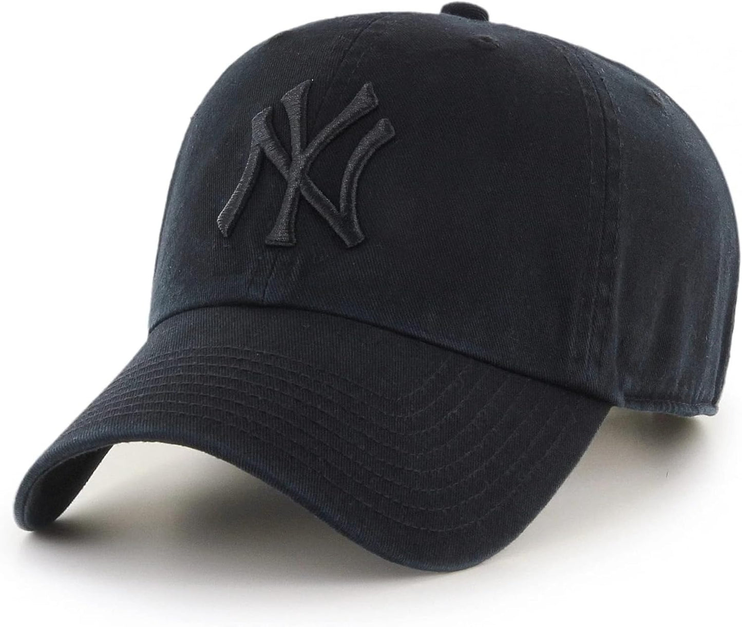 Black/Black Clean Up Adjustable Hat Cap, Adult One Size