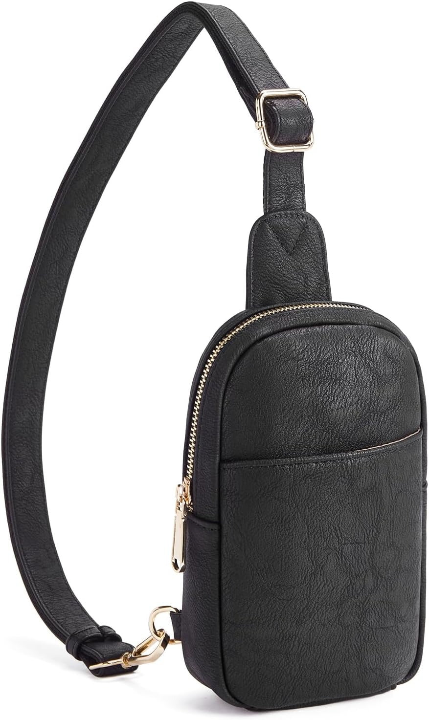 Small Sling Bag for Women Leather Crossbody Fanny Packs Chest Bag for Women