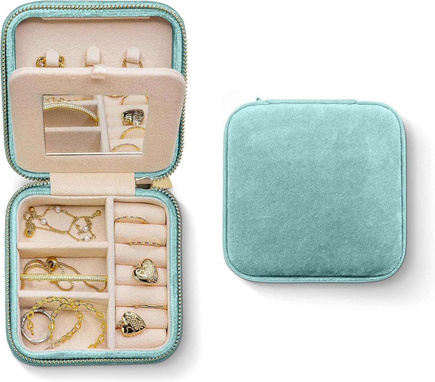 Plush Velvet Jewelry Box | Travel Jewelry Case | Featured in  Things | Best Gifts For Daughter