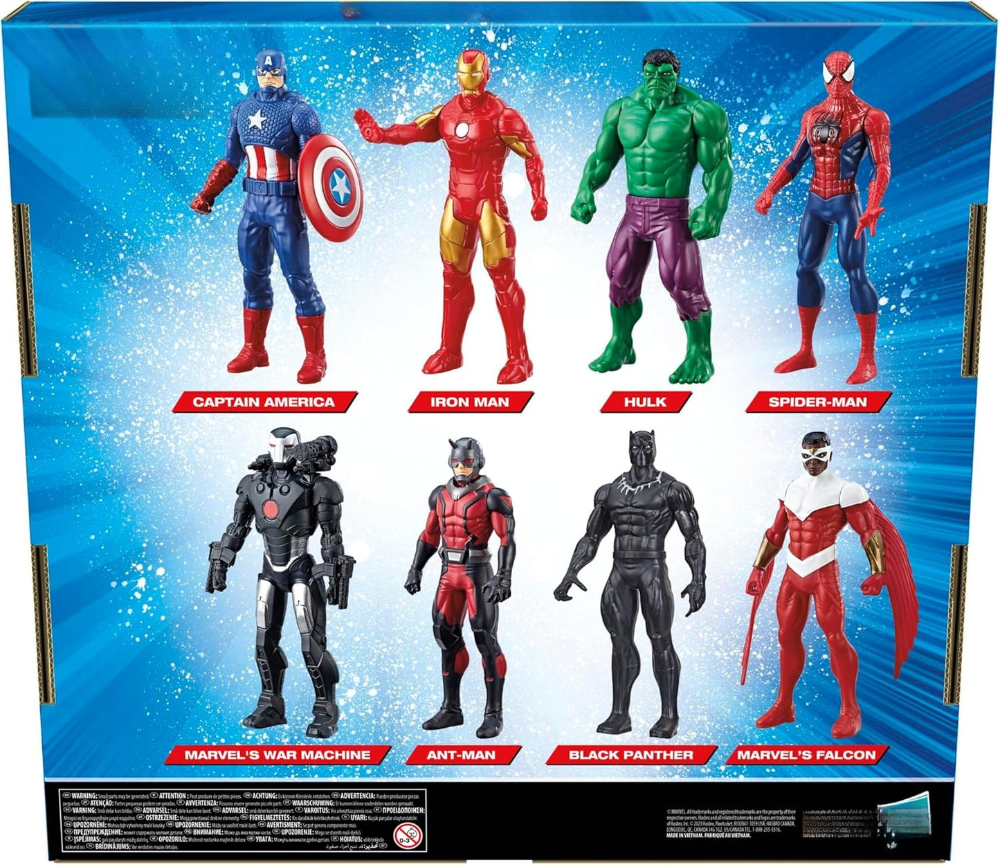OMOMMD Avengers Ultimate Protectors Pack, 6-Inch-Scale, 8 Action Figures with Accessories, Super Hero Toys, Toys for Boys and Girls Ages 4 and Up