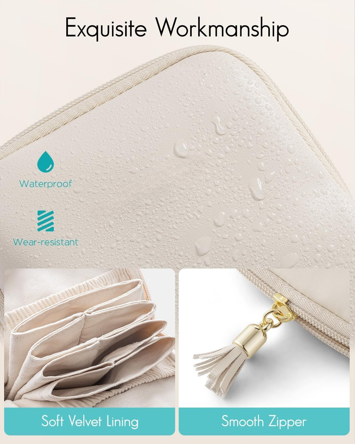 Small Travel Jewelry Case,Travel Gifts for Women,Jewelry Pouch Bags with Zipper,Jewelry Organizer Storage Bag