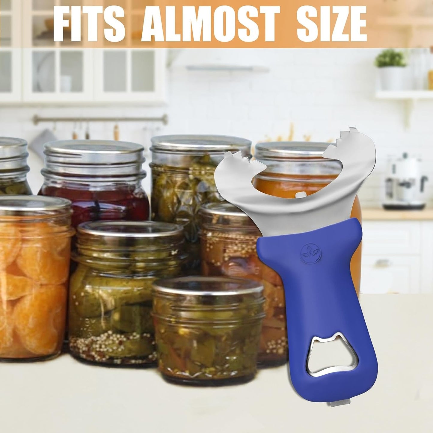 Can Opener Manual Multi-Purpose, Easy Twist Manual Handheld Top Remover Utensil, Canning Supplies Tools and Bottle Opener